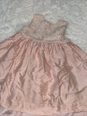 Us Angels Blush Pink Lace Bodice Party Dress